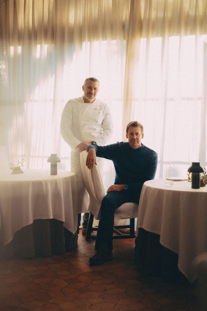Glenn Viel et Laurent Ballesta à L’Oustau de Baumanière ©